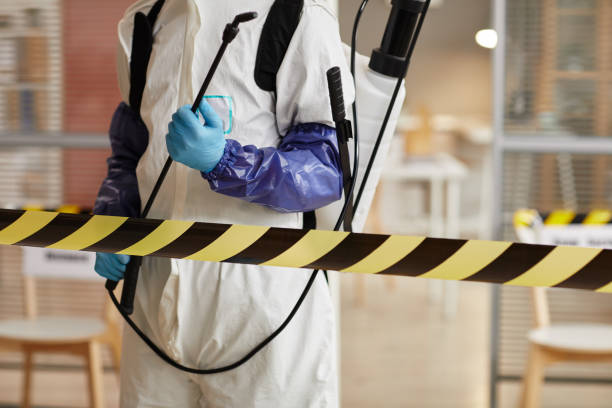 Professional Biohazard Cleanup technician working in Huntington, VA